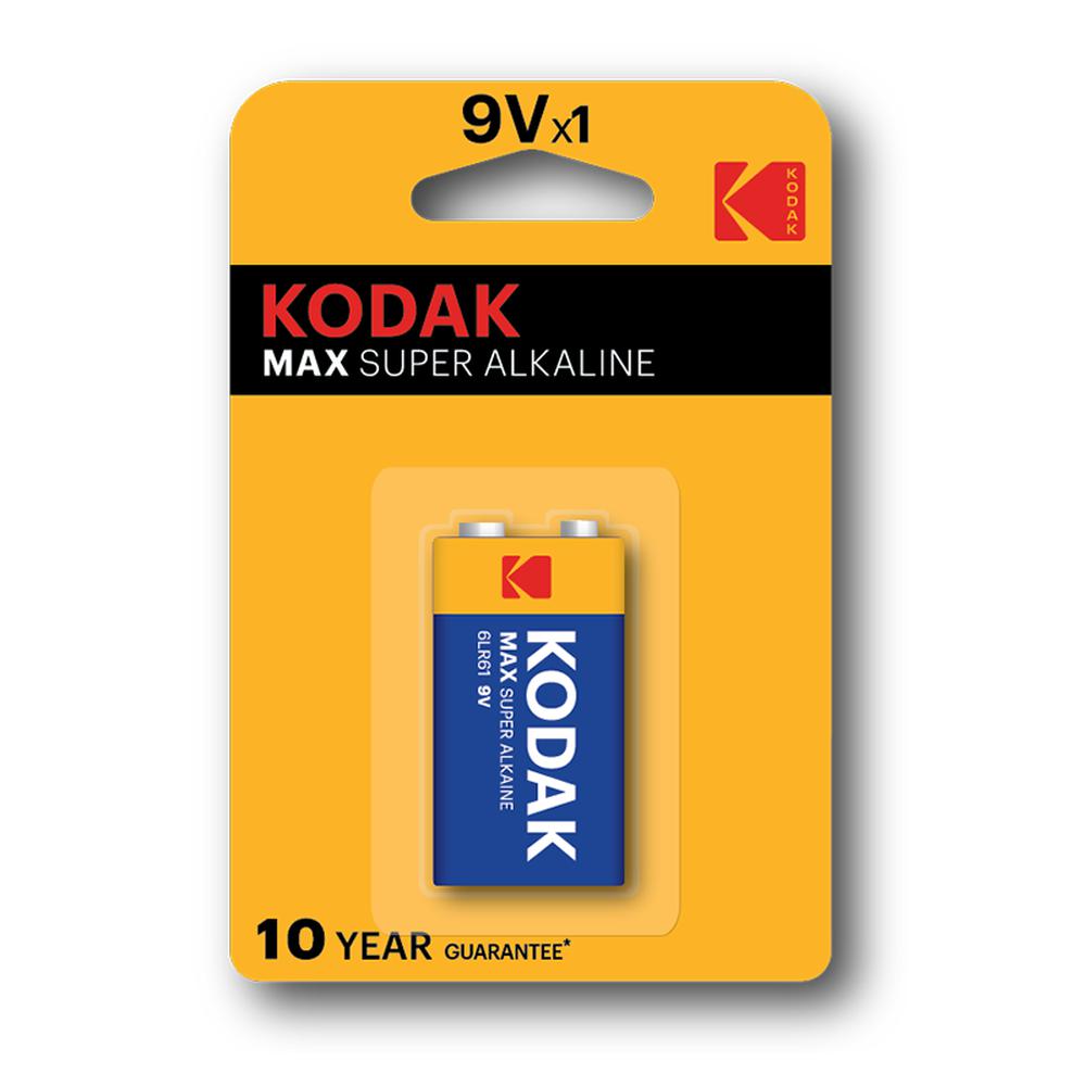 Pile Alcaline 9V Kodak Max Super